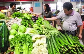 蔬菜價格連續(xù)三周回落 食用農(nóng)產(chǎn)品批發(fā)市場供應(yīng)充足